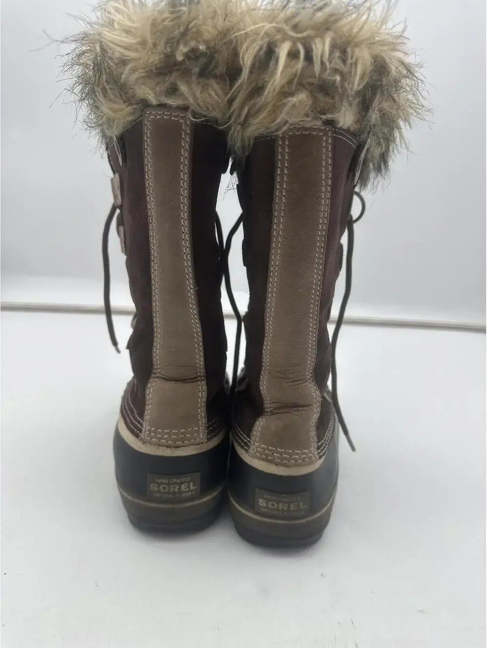 Sorel Joan of Artic Womens Waterproof Snow Boots Brown Size 7